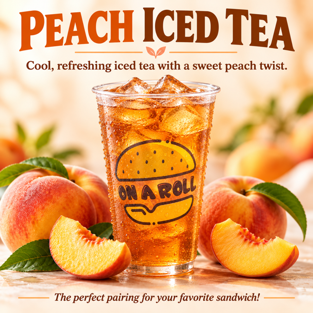 Peach iced Tea.