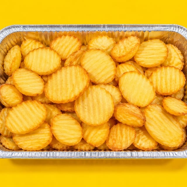 Circle French Fry Tray.