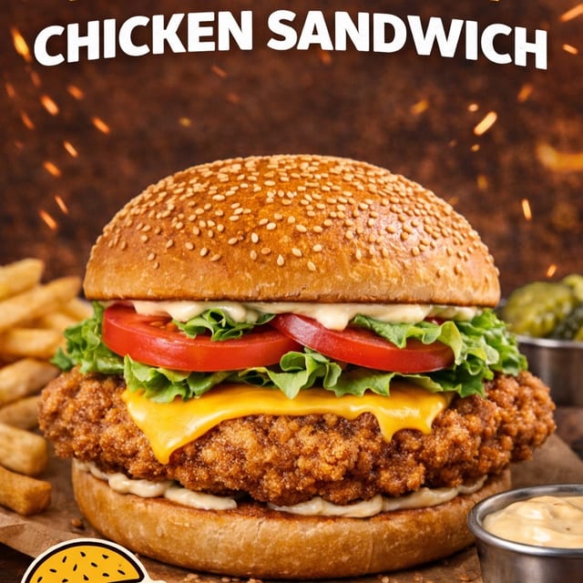 Crispy Chicken Sandwich.